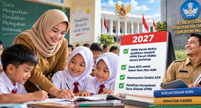 ABAR PENTING GURU HONORER! MULAI 2027 SEKOLAH NEGERI BOLEH GUNAKAN DANA BOSP UNTUK BAYAR HONOR GURU NON-ASN